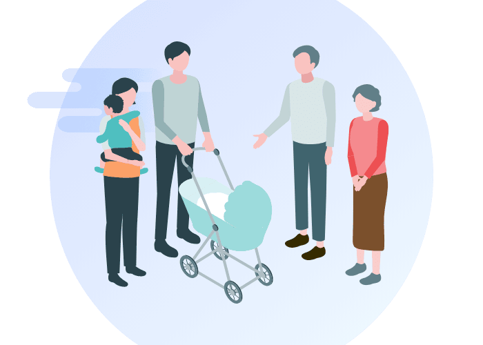 家族も大切にする手当